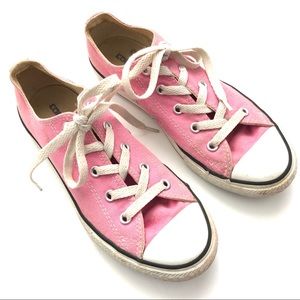 Converse All Star Pink Canvas Sneakers  Size 3